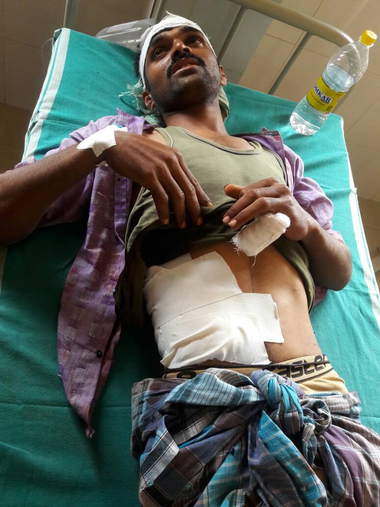 ರೈತನ ಮೇಲೆ ಕರಡಿ ದಾಳಿ